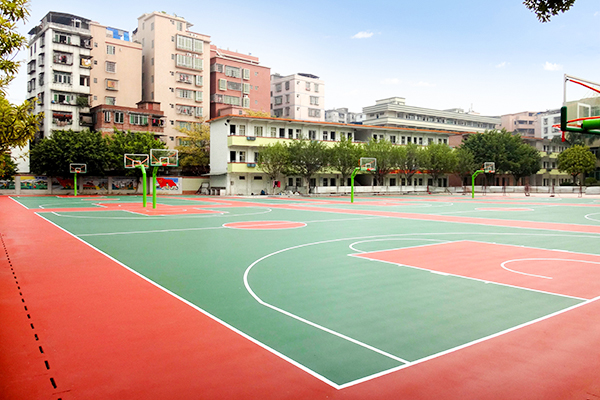 硅PU篮球场可以建设在沥青基础上吗？